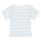 Younger Boys Ivory Logo T-Shirt, 1, hi-res