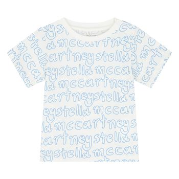 Younger Boys Ivory Logo T-Shirt