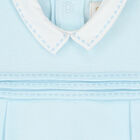 Baby Boys Blue Romper, 1, hi-res