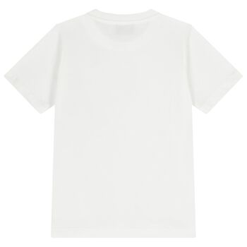Boys White Logo T-Shirt