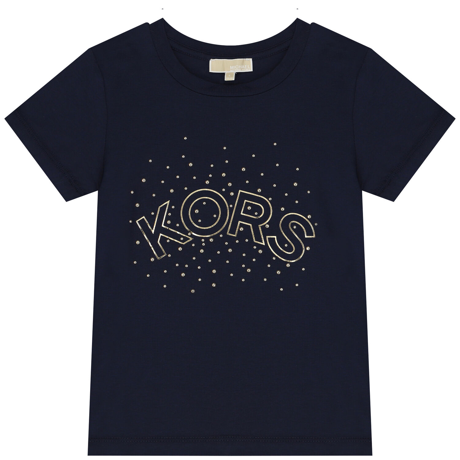 Girls Navy Blue Logo T-Shirt, 2, hi-res