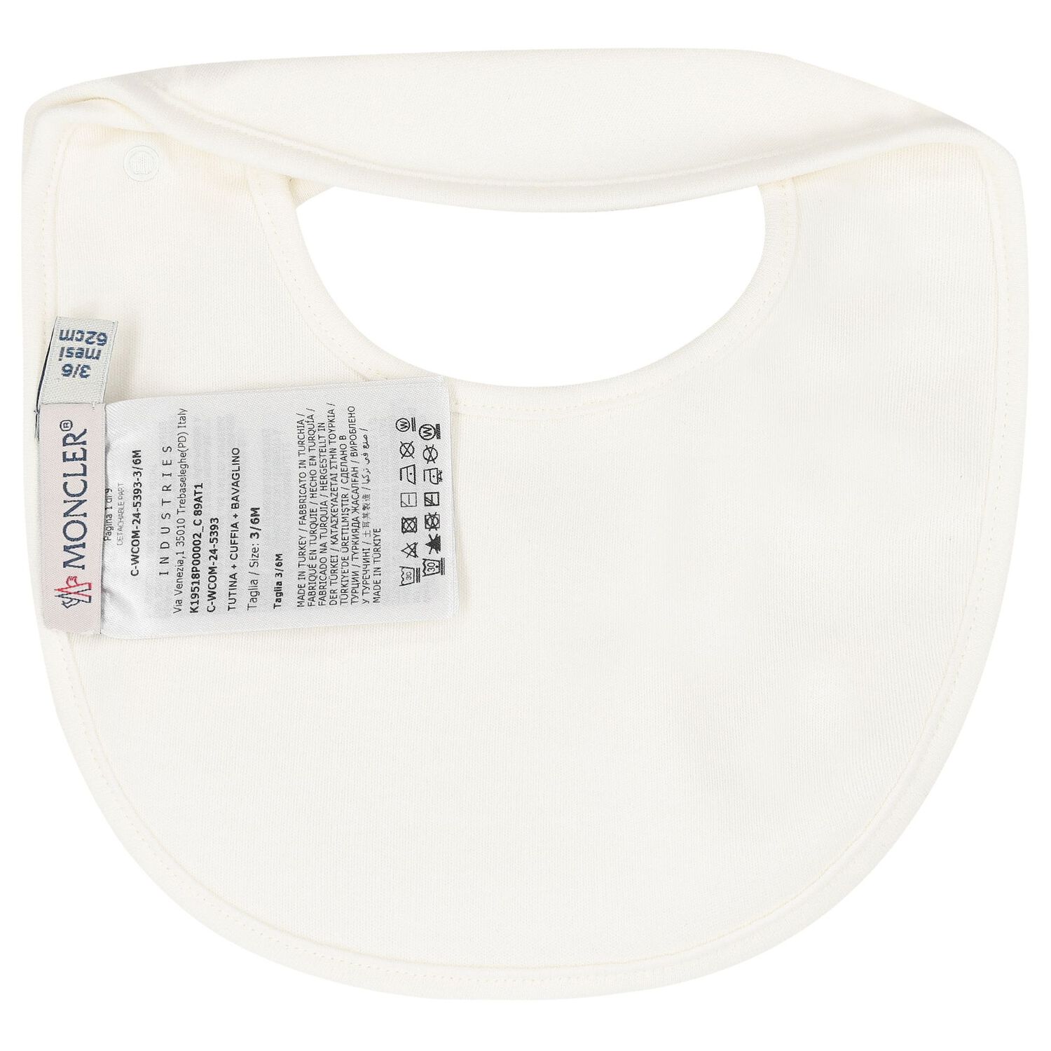 Baby Girls Ivory & Pink Teddy Bear Logo Babygrow Set, 1, hi-res