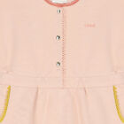 Younger Girls Pink Logo Dress, 1, hi-res