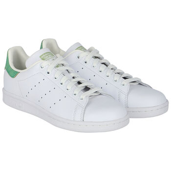 White & Green Stan Smith Trainers