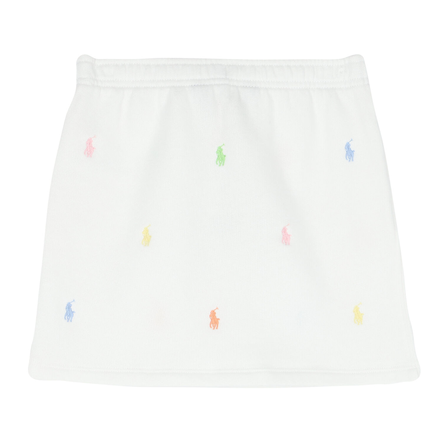 Girls White Logo Skirt, 1, hi-res