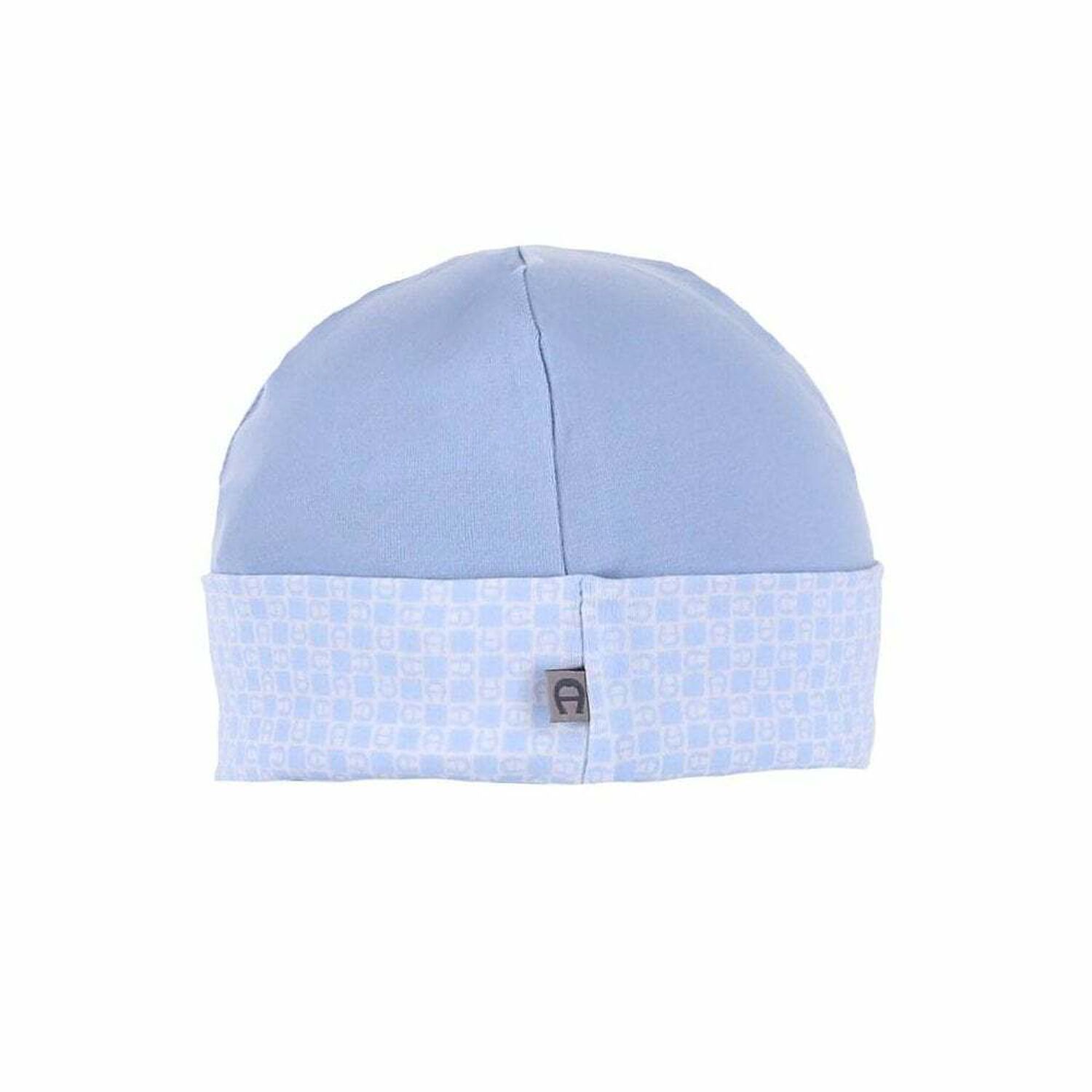 Baby Boys Blue Logo Hat, 1, hi-res