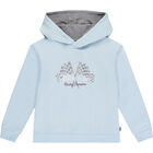 Boys Blue Logo Tracksuit, 1, hi-res