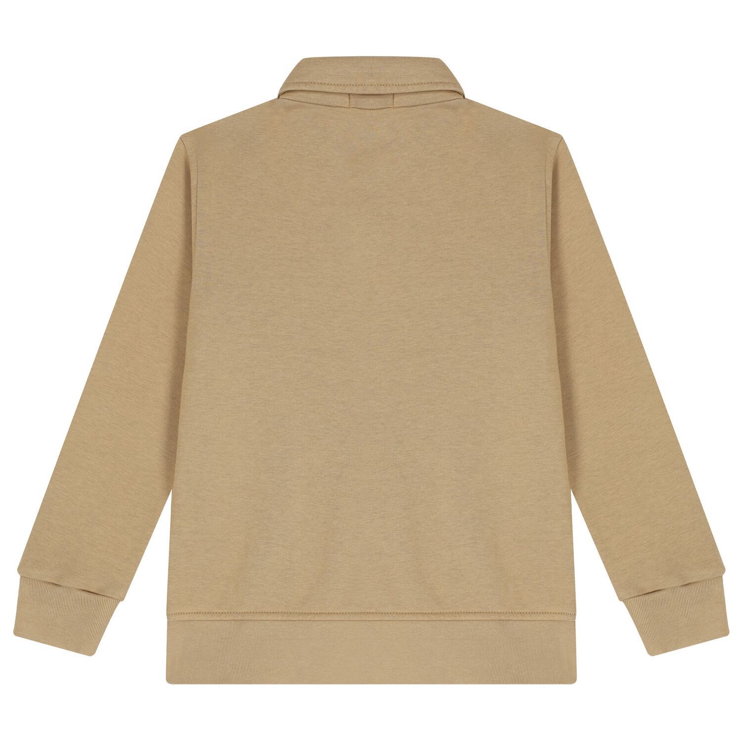 Boys Beige Logo Sweatshirt, 1, hi-res image number null
