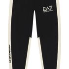Boys black & Ivory Logo Joggers, 1, hi-res
