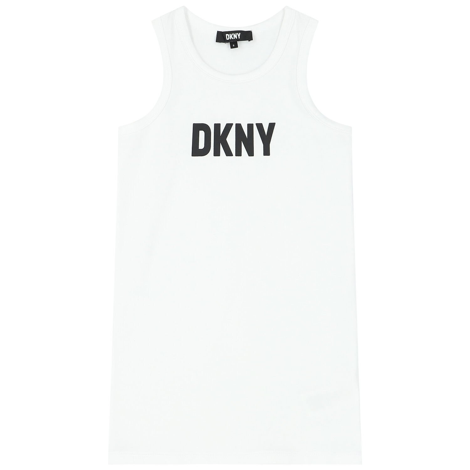 Girls Black & White Logo Dress Set, 1, hi-res