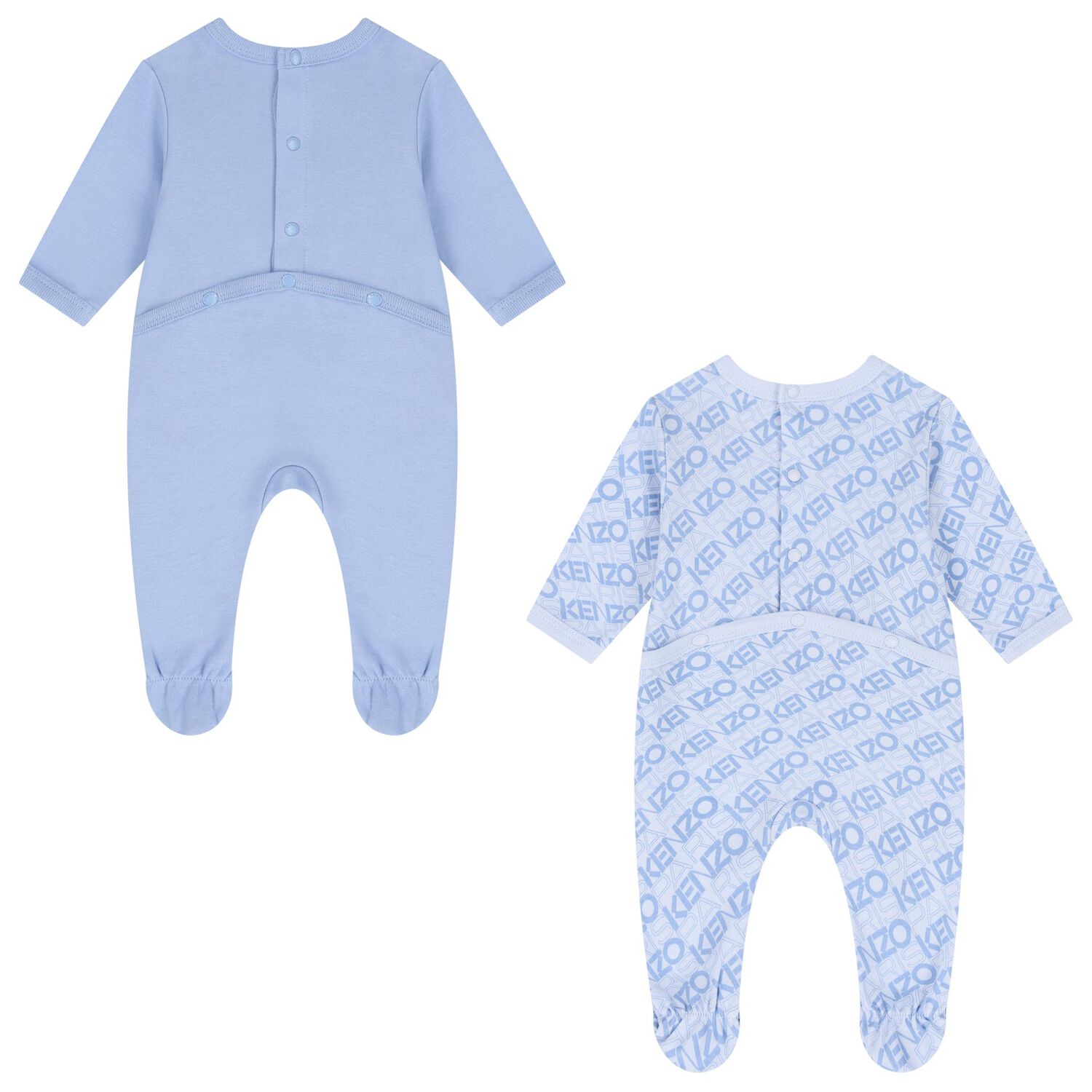 Blue Logo Babygrows ( 2-Pack ), 2, hi-res image number null