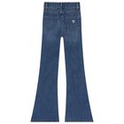 Girls Blue Denim Jeans, 2, hi-res