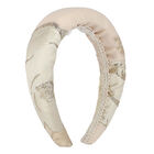 Girls Gold Jacquard Headband, 1, hi-res