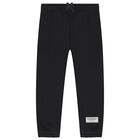 Black Logo Joggers, 1, hi-res