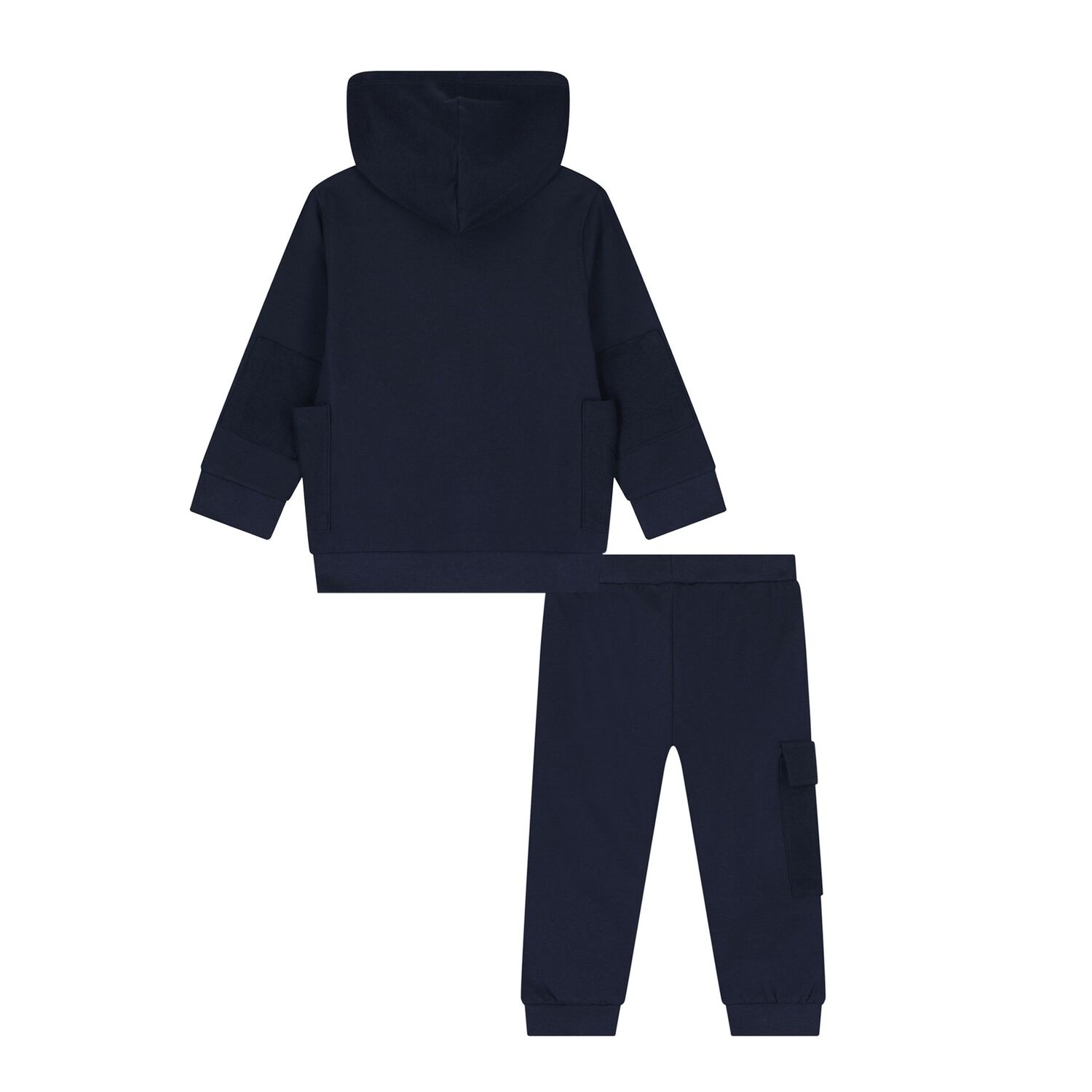 Baby Boys Navy Blue Tracksuit, 1, hi-res