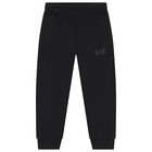 Boys Black Logo Tracksuit, 3, hi-res