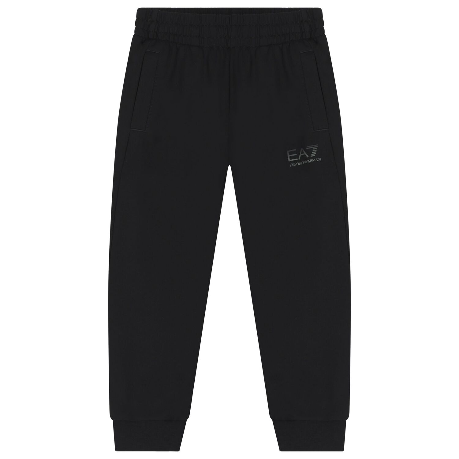 Boys Black Logo Tracksuit, 3, hi-res