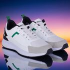Boys White Mini Me Logo Trainers, 1, hi-res