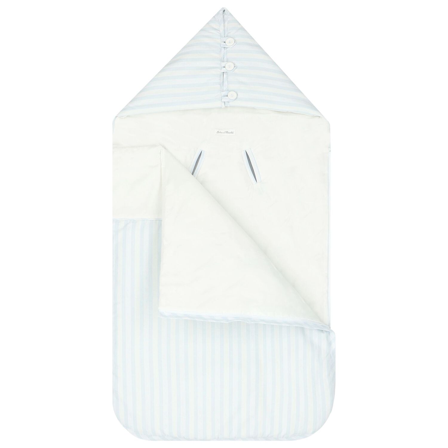 Baby Boys Blue Striped Nest, 1, hi-res image number null