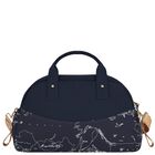 Navy Blue Geo Map Baby Changing Bag , 1, hi-res