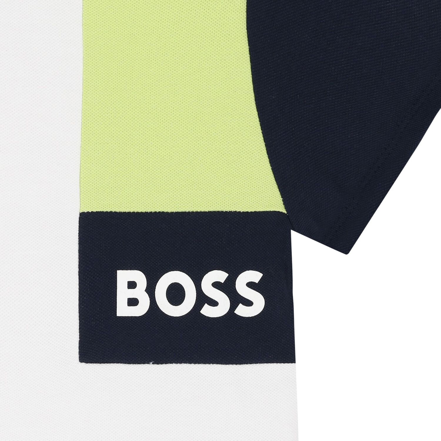 Younger Boys White Logo T-Shirt, 1, hi-res