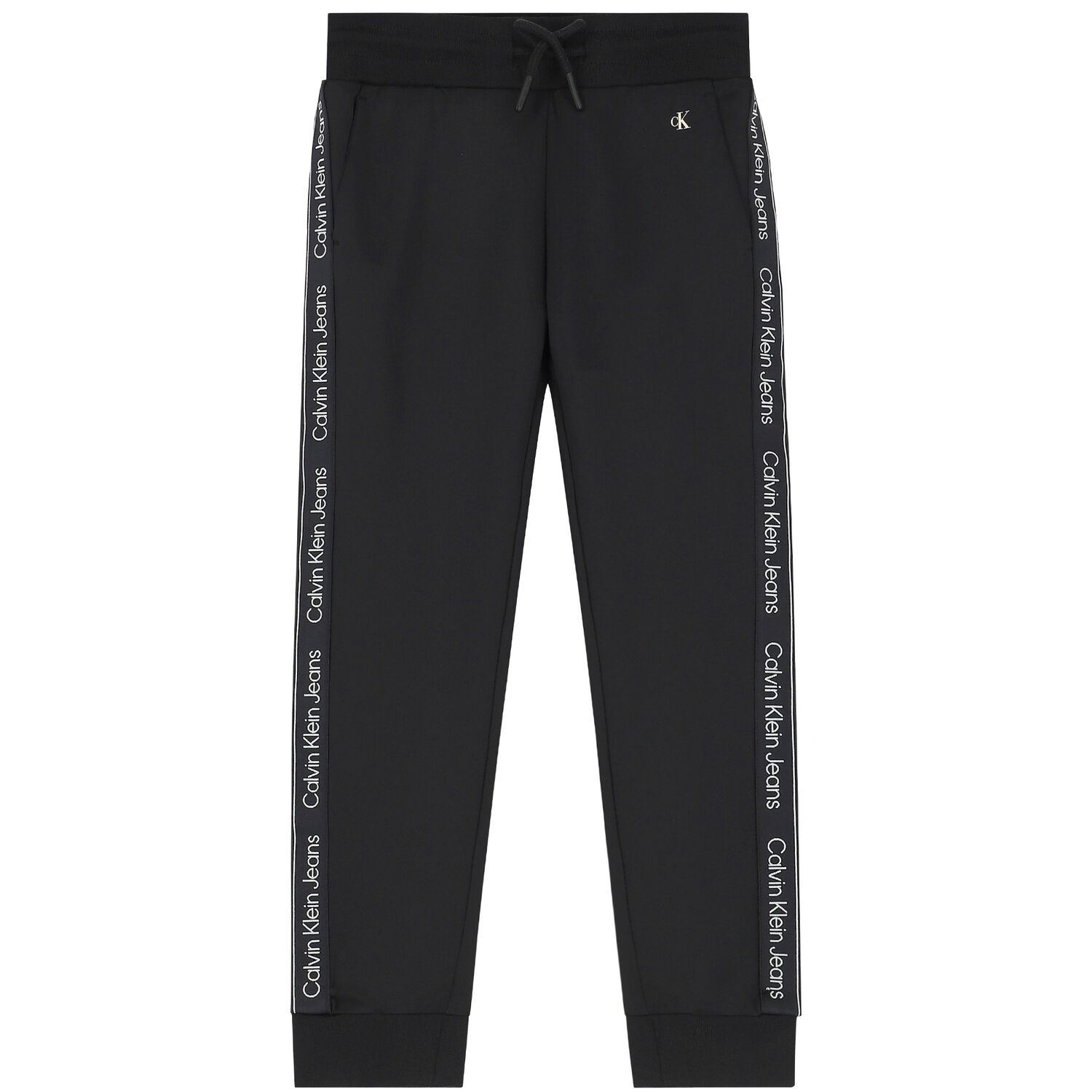 Boys Black Logo Tracksuit, 1, hi-res