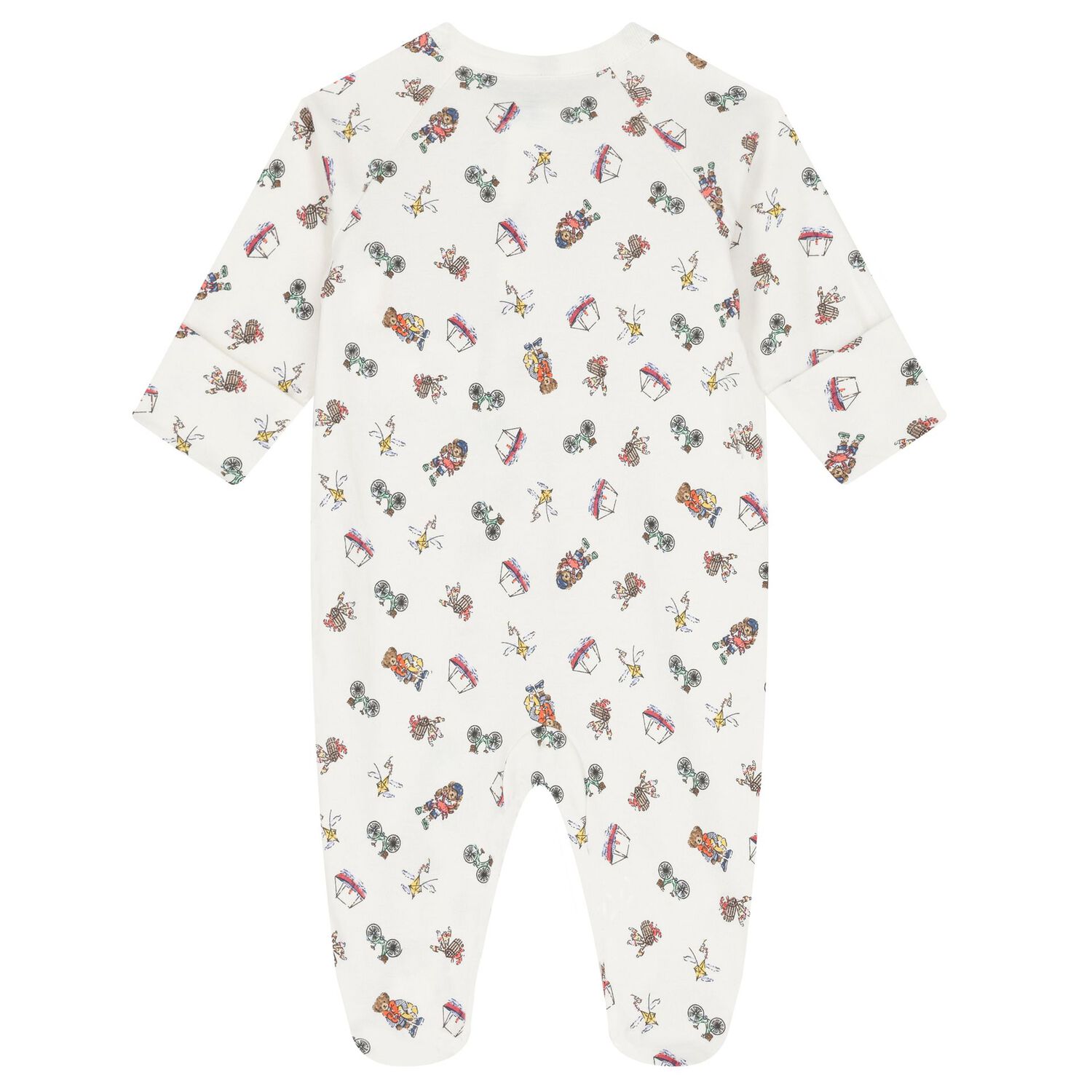 Ivory Cotton Playful Bear Print Baby Gift Set, 1, hi-res image number null