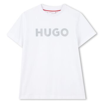Boys White Logo T-Shirt
