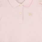 Girls Pink Logo Flared Dress, 1, hi-res