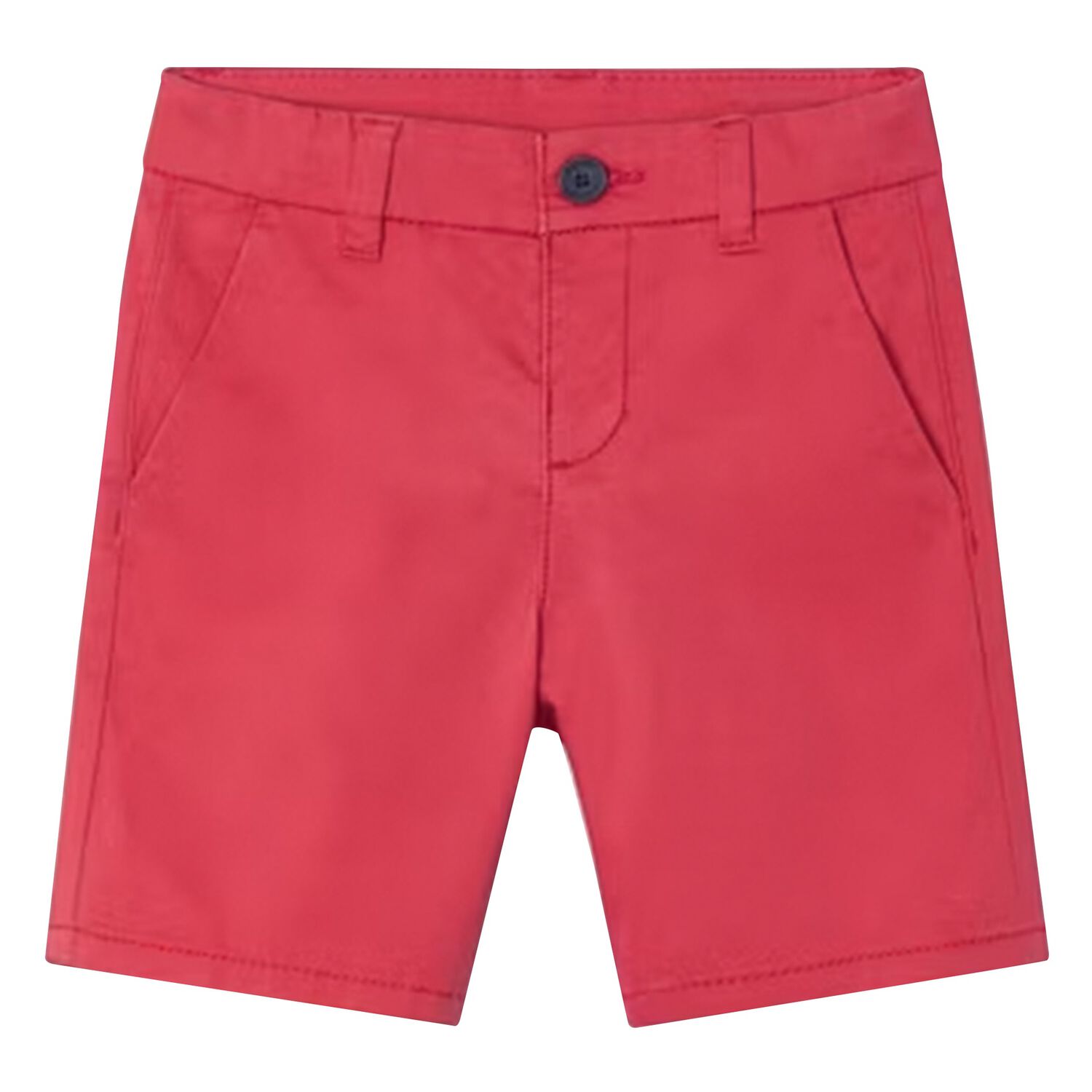 Boys Red Chino Shorts, 1, hi-res