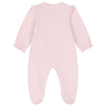 Baby Girls Pink Butterfly Babygrow