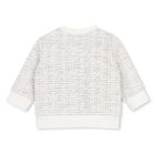 Younger Boys Ivory Logo Sweatshirt, 1, hi-res