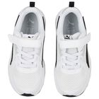 White & Black Trinity Trainers, 1, hi-res