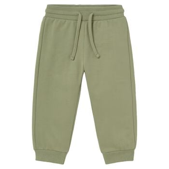 Younger Boys Green Joggers