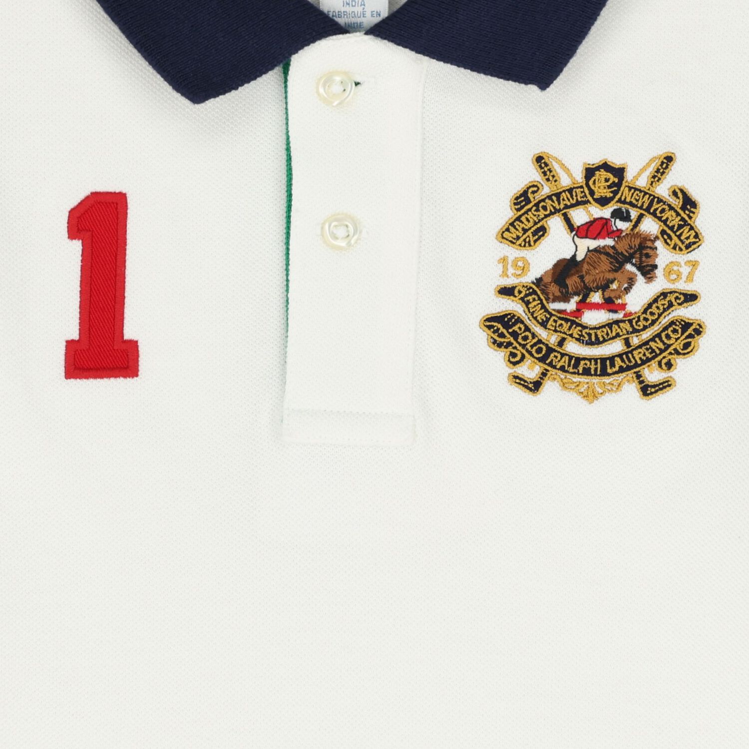 Baby Boys White & Green Logo Trousers Set, 1, hi-res