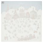 White & Blue Logo Winter Wonderland Baby Carré Swaddle, 1, hi-res