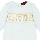 Baby Boys Blue Logo Babygrow, 2, hi-res