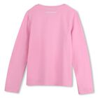 Girls Pink Choupette Long Sleeve Top, 1, hi-res