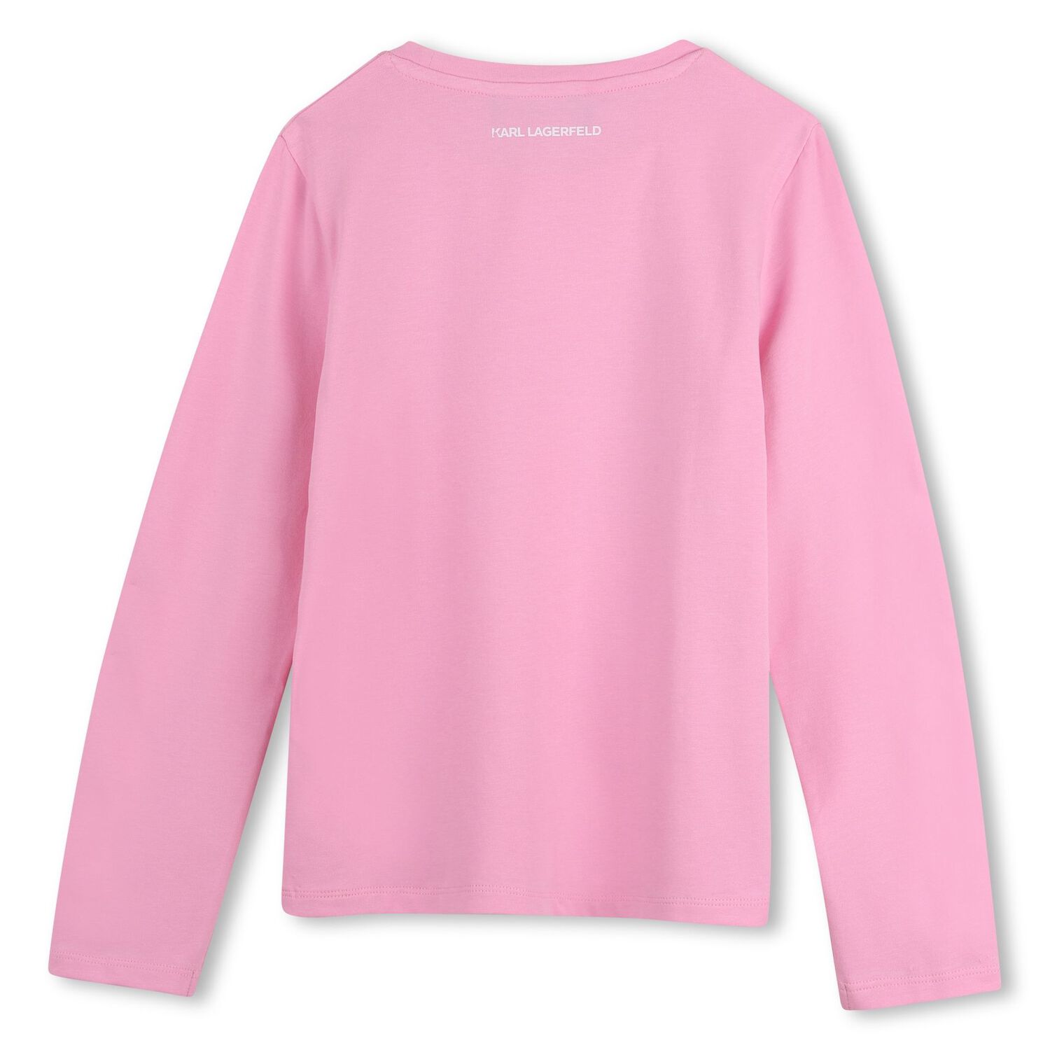 Girls Pink Choupette Long Sleeve Top, 1, hi-res