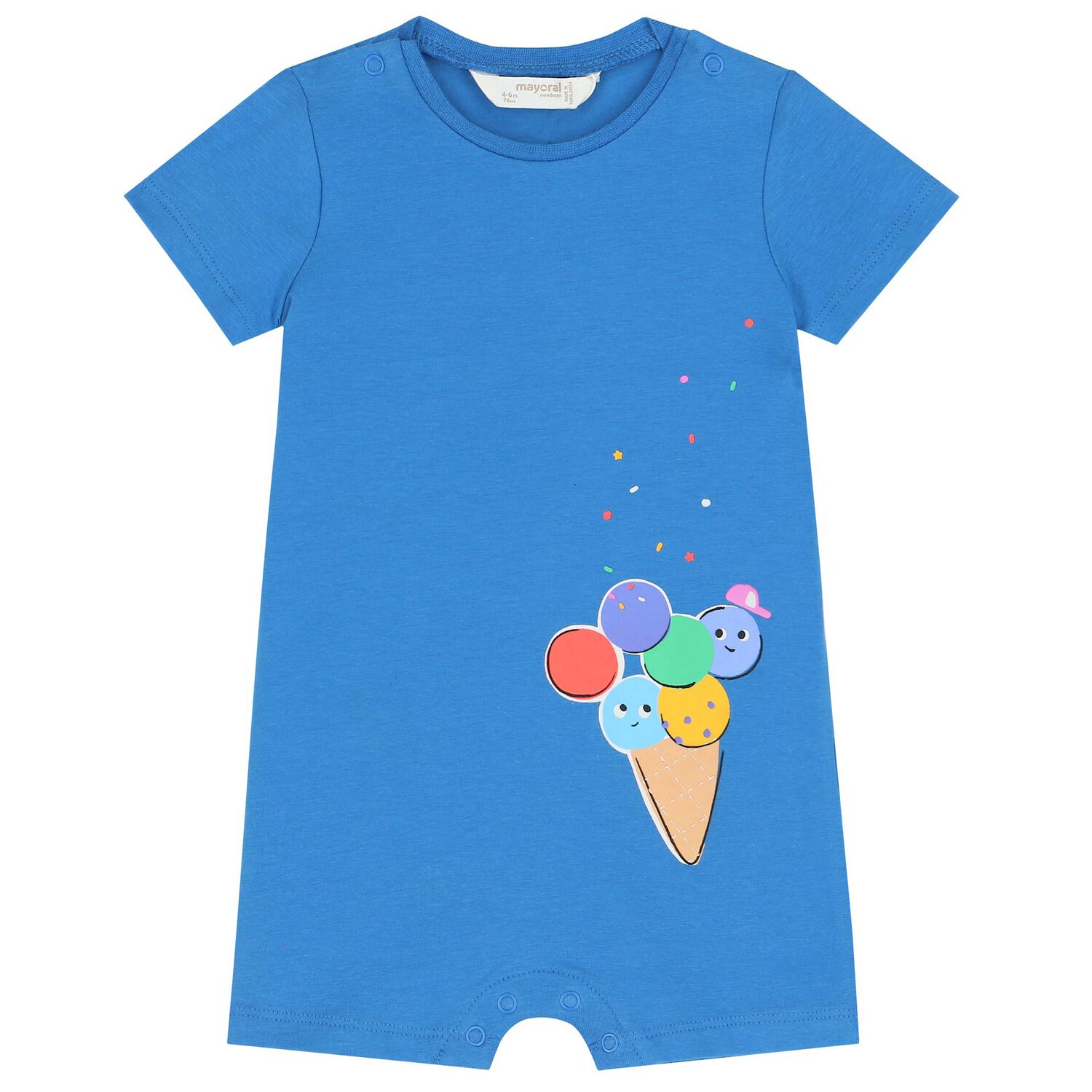 Baby Boys Red & Blue Rompers ( 3-Pack ), 1, hi-res image number null