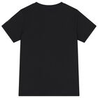 Boys Black Logo T-Shirt, 2, hi-res