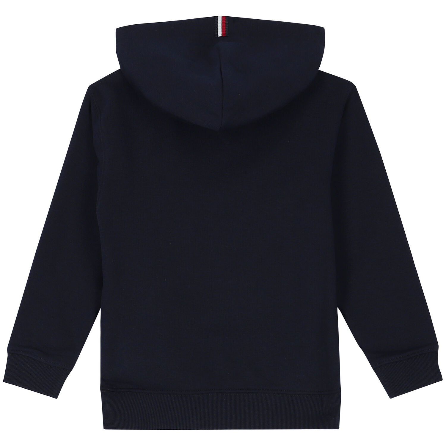Boys Navy Blue Logo Hooded Top, 1, hi-res image number null