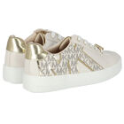 Girls Ivory Logo Trainers, 1, hi-res