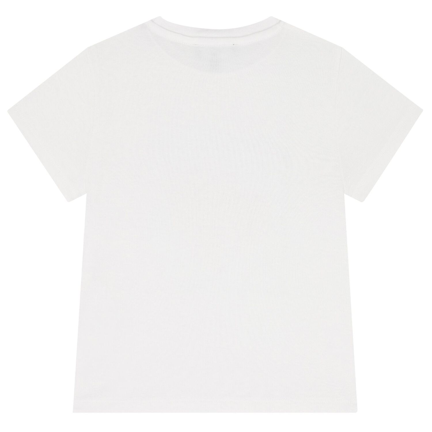 Girls White Logo Heart T-Shirt, 2, hi-res image number null