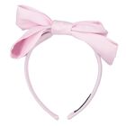 Girls Pink Bow Headband, 1, hi-res