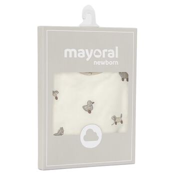 Ivory Embroidered Bibs ( 2 Pack )