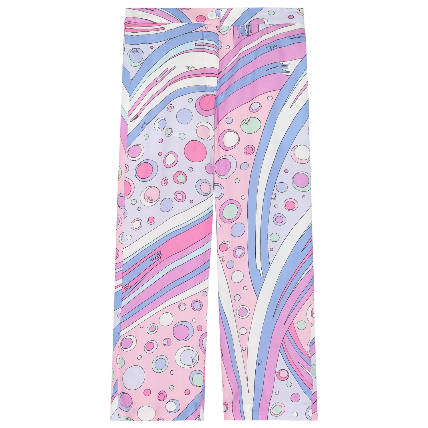 Girls Pink & Lilac Fontane Trousers, 1, hi-res
