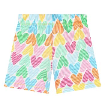 Girls Multi-Coloured Heart Shorts