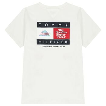 Boys White Logo T-Shirt