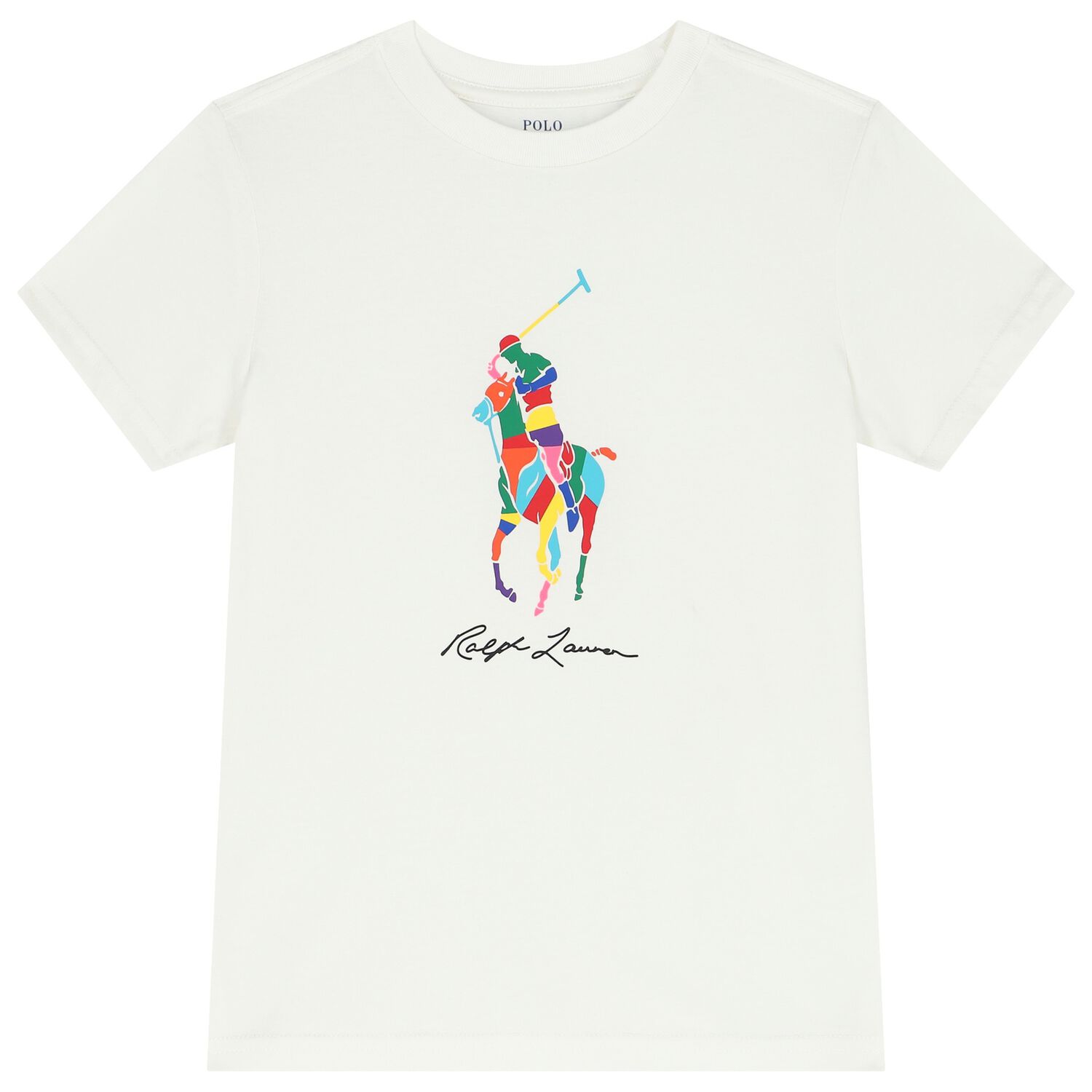 Boys White Logo T-Shirt, 1, hi-res
